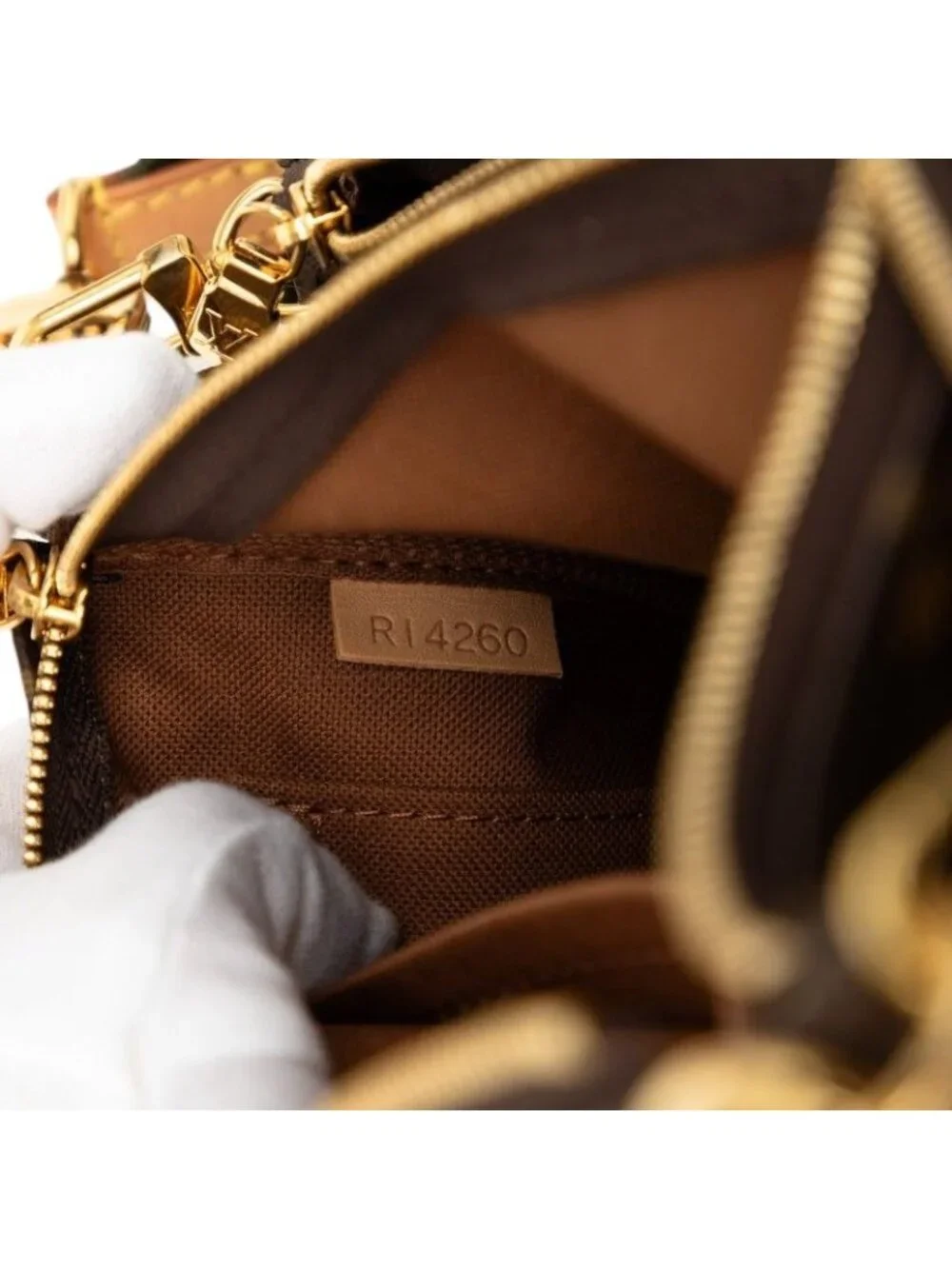 Louis Vuitton Roi Viton Monogram Multy Pochette Soir Shoulder Bag 2-Way Brown